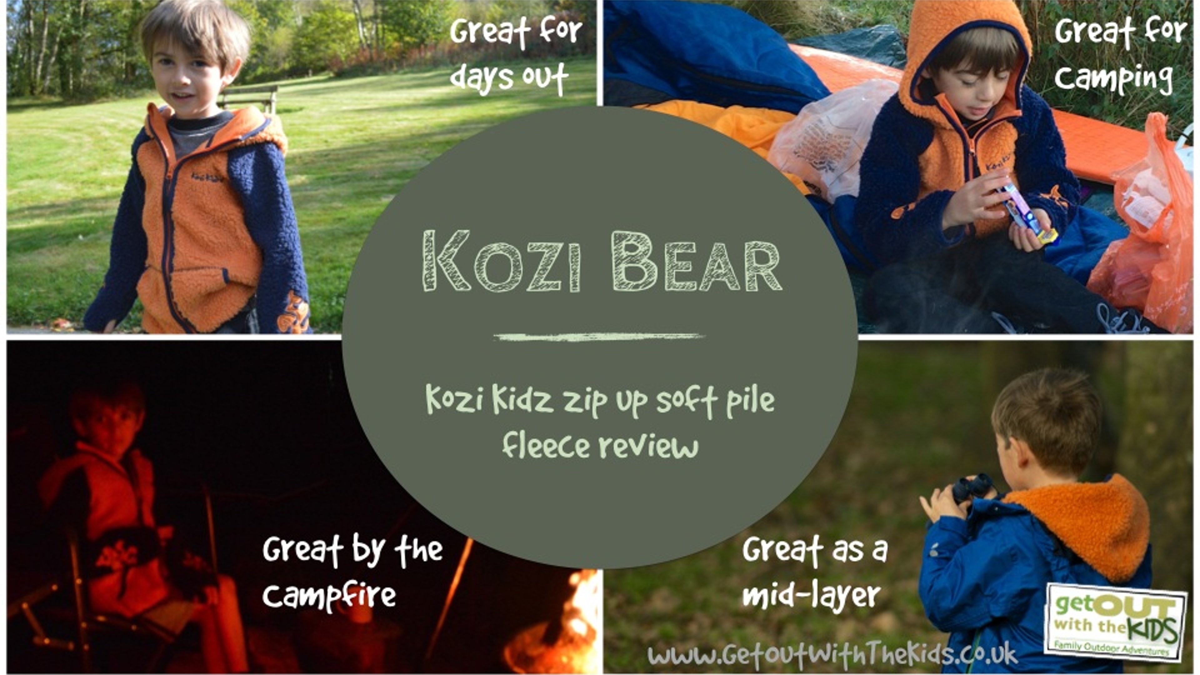Kozi Bear Kids Zip Up Softpile Fleece Review