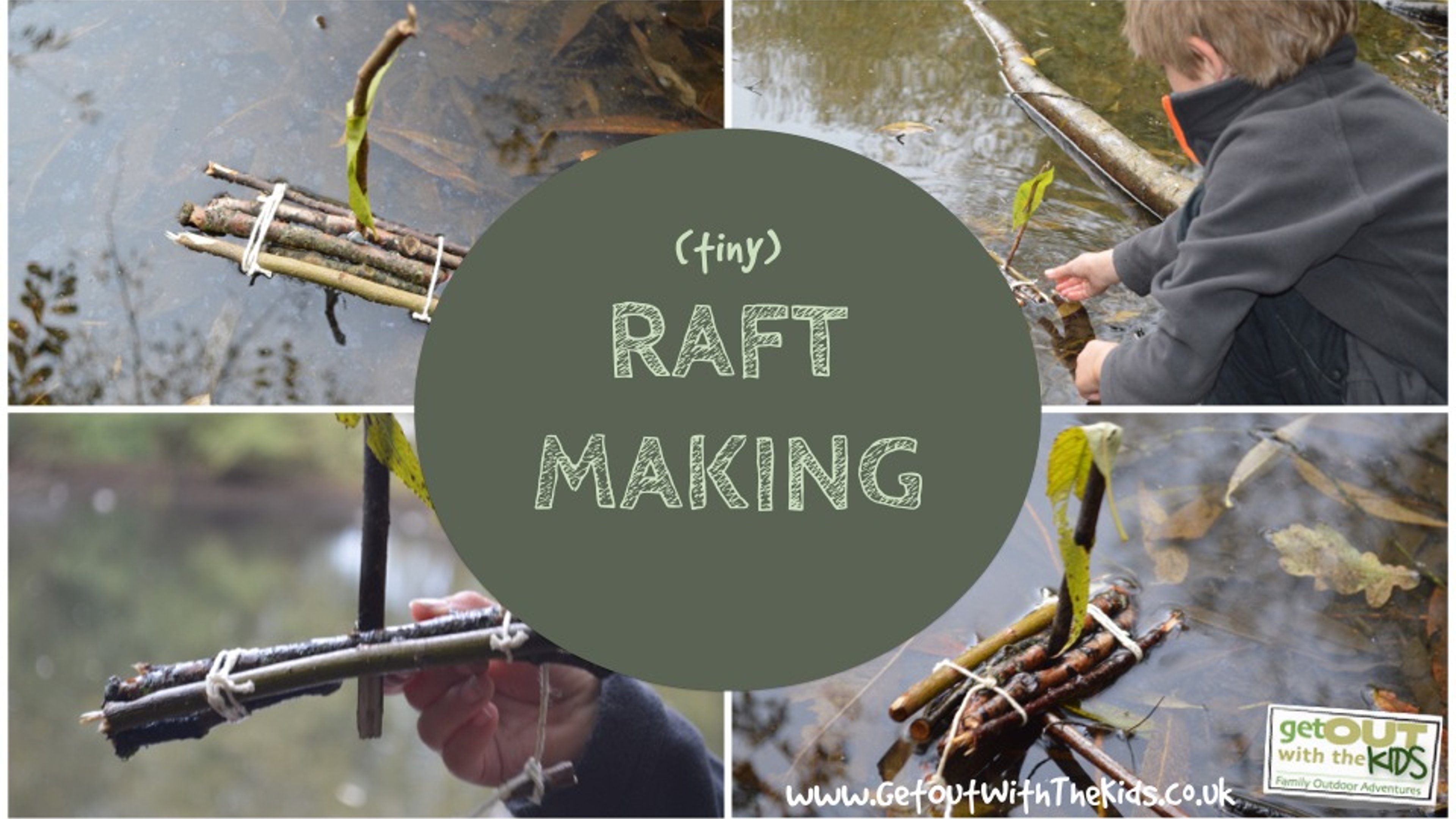 Bring some string to help make these tiny rafts