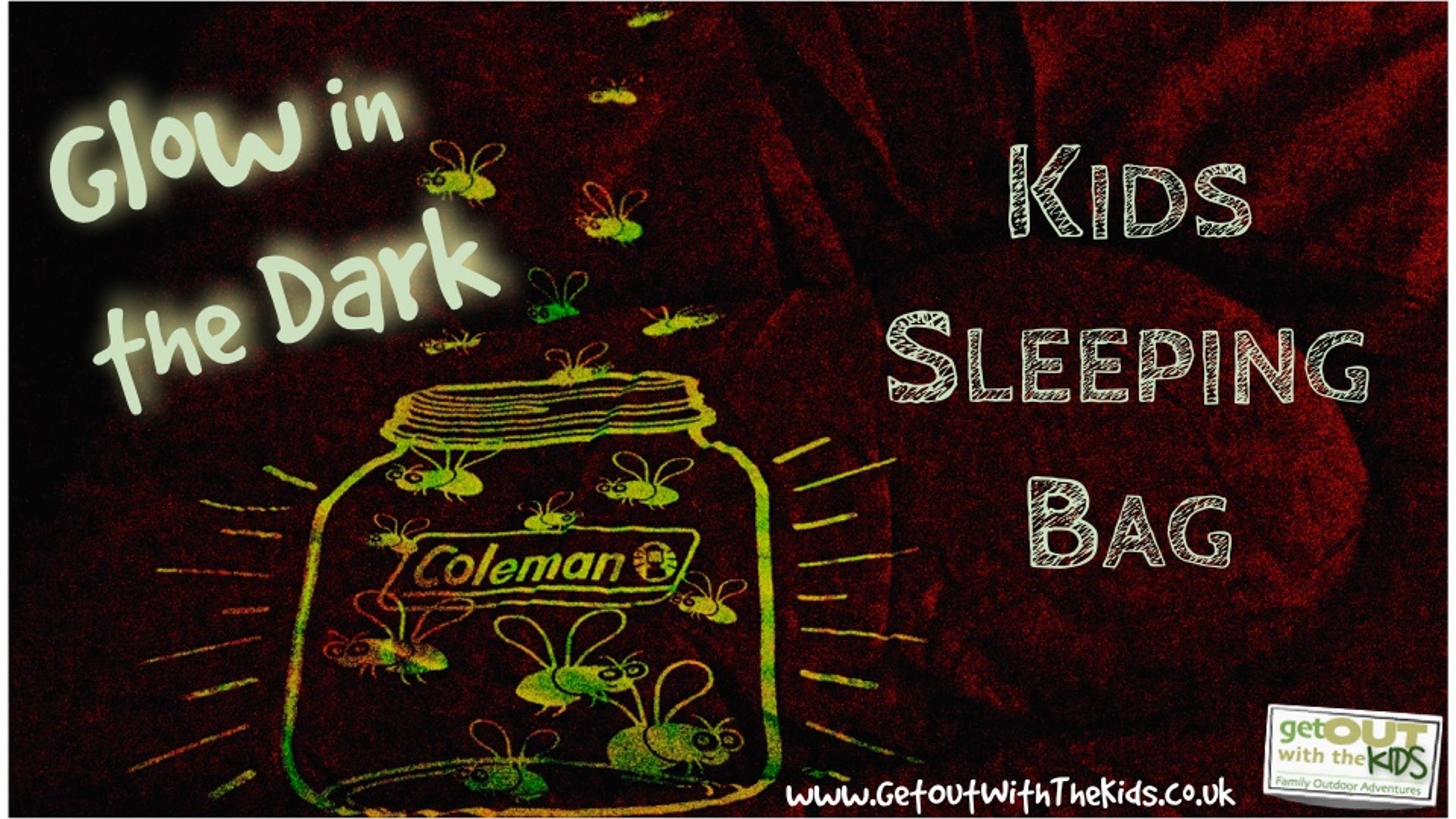 Glow in the dark kids sleeping bag