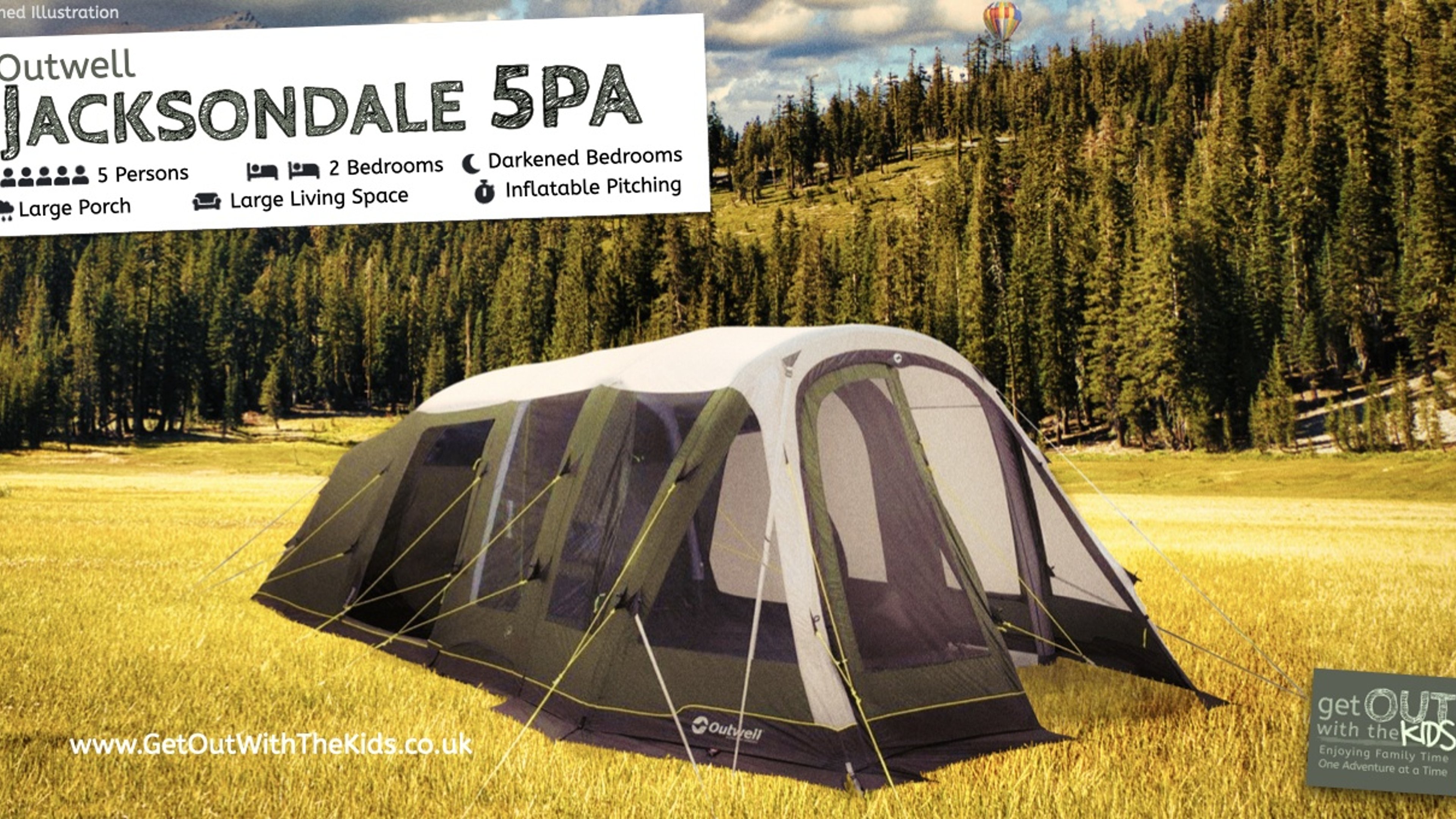 Outwell Jacksondale 5PA Tent Review