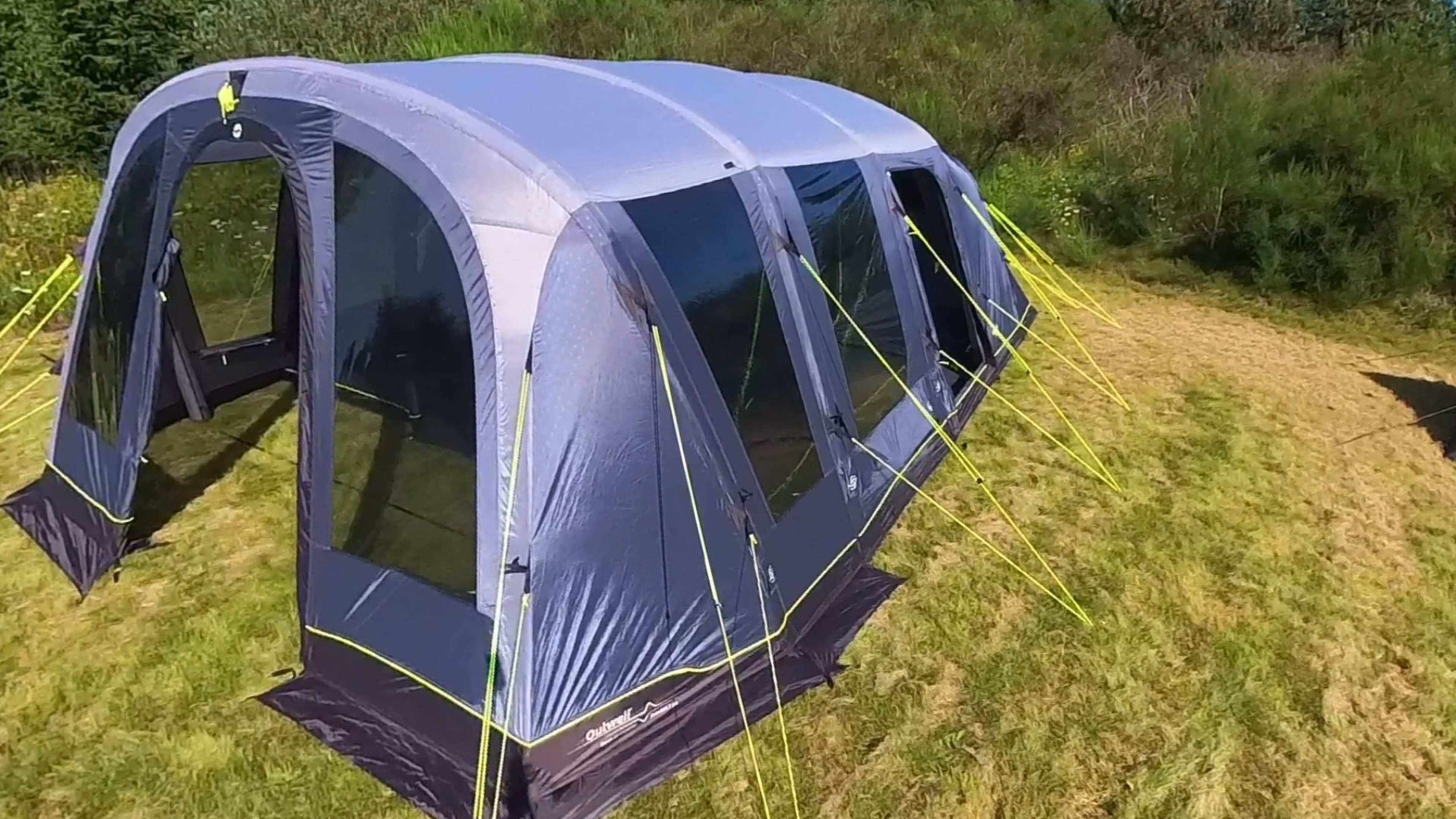 View of the Outwell Stonehill 7 Air Tent