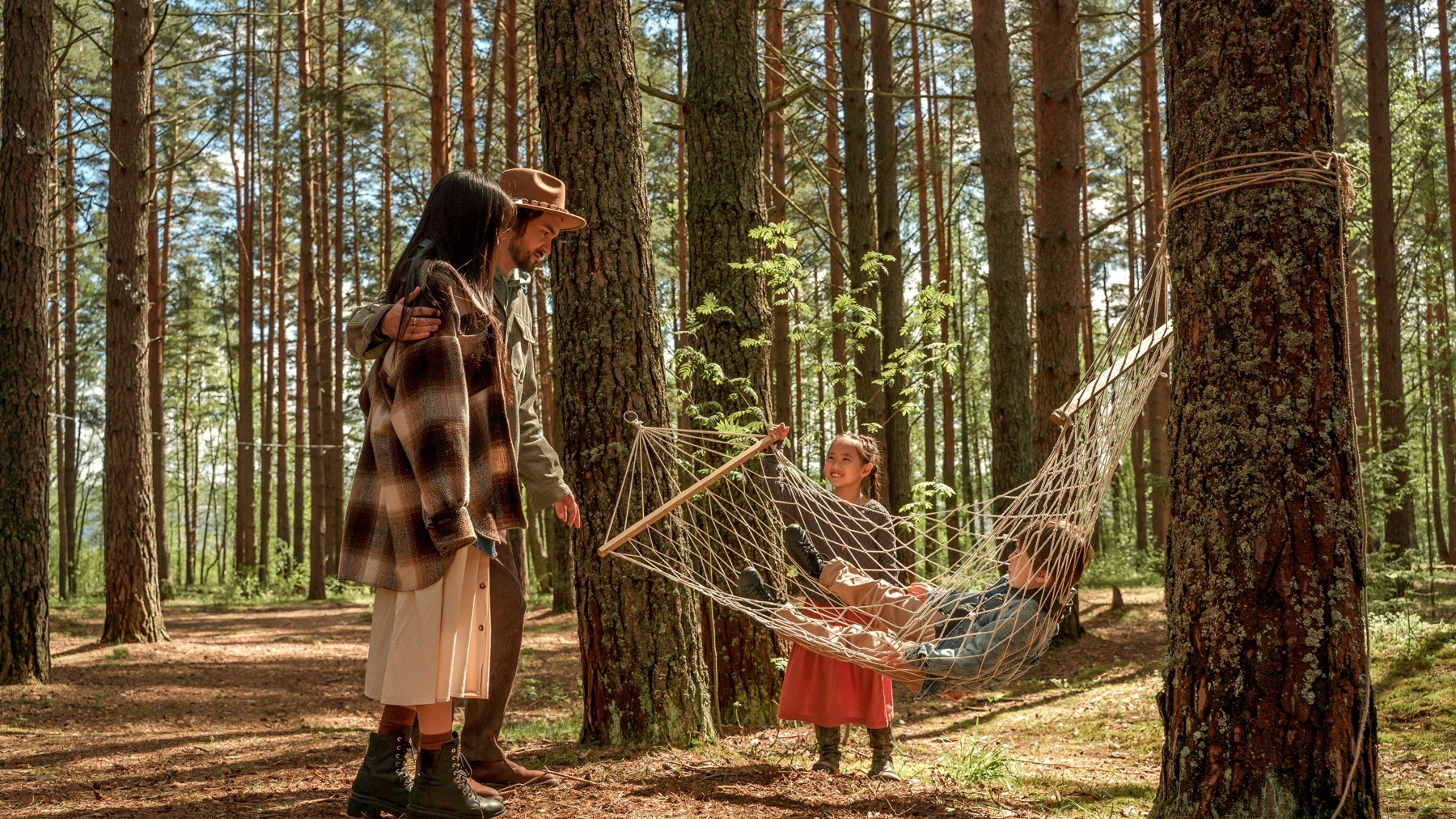 Family with a Hammock