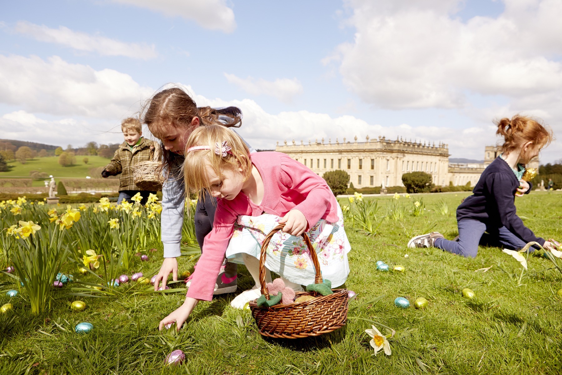 Chatsworth House,  Gardens, Farmyard, and Playground