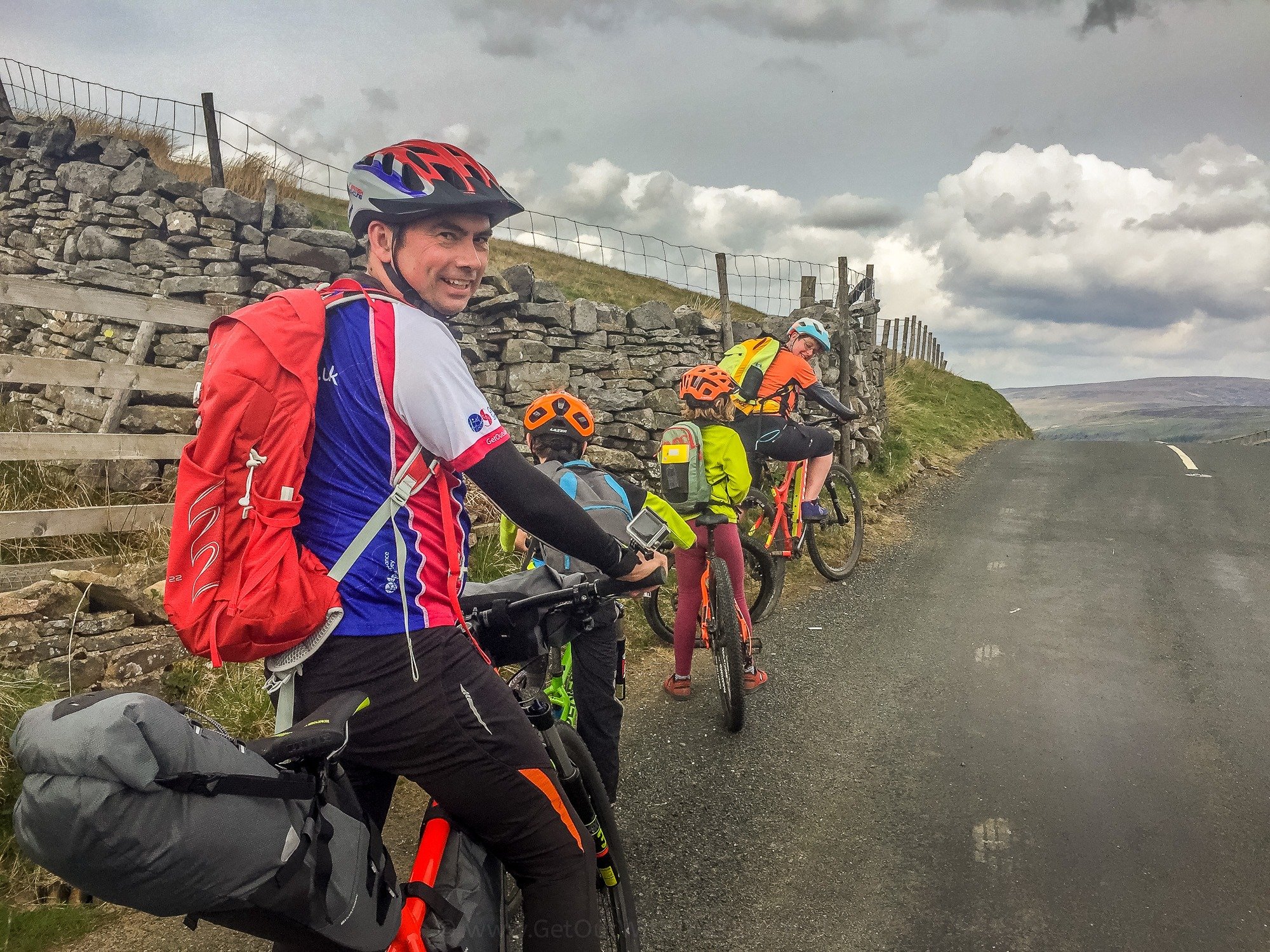 Stage 1 Cycles to Usha Gap Campsite over The Buttertubs