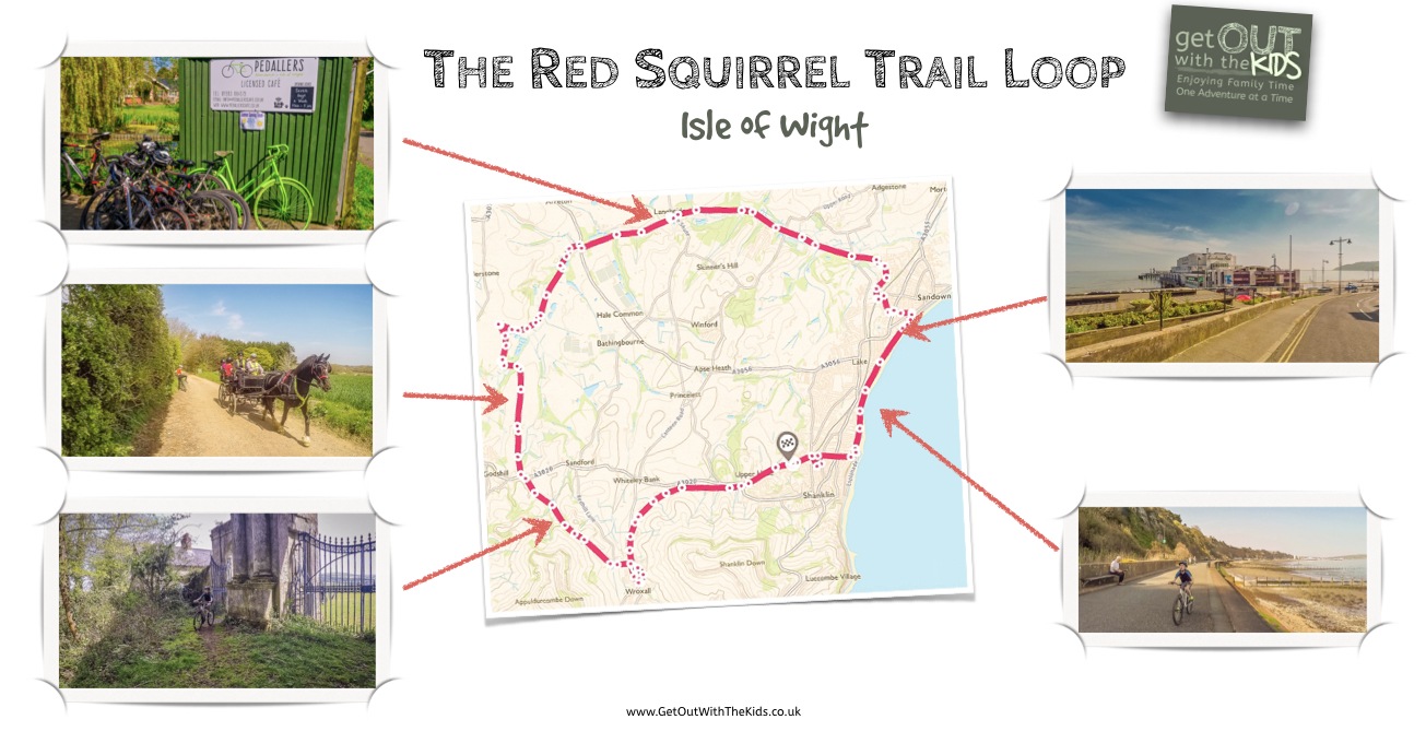 The Red Squirrel Trail Loop Route Map
