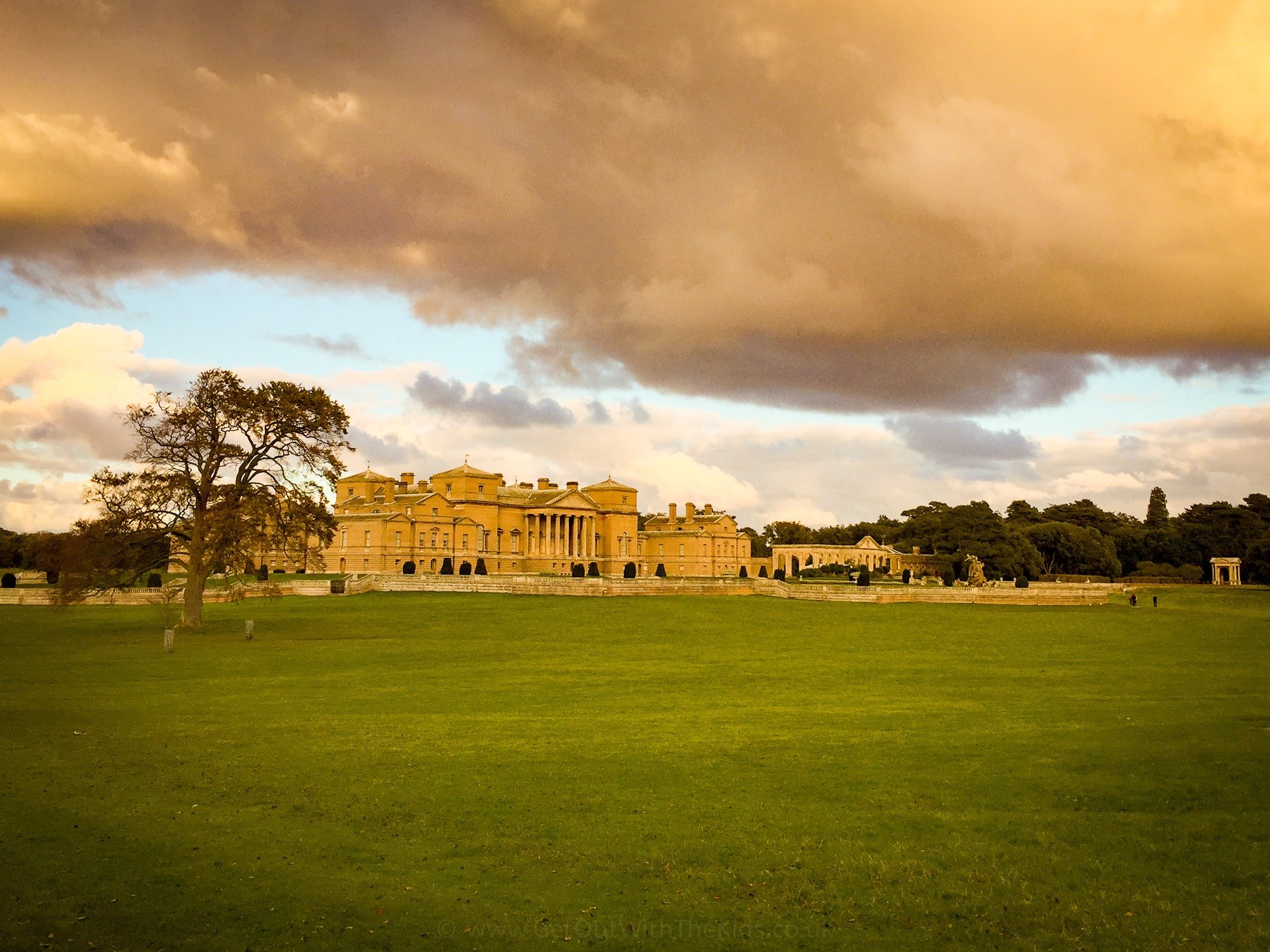 A view back at Holkham Hall