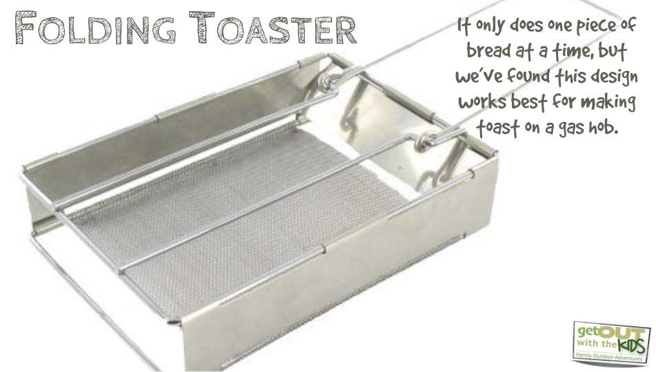 Folding Toaster for Camping Stove
