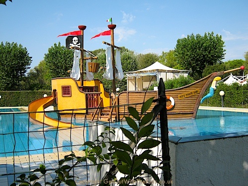 Pirate Ship at Ca Savio Family Pool
