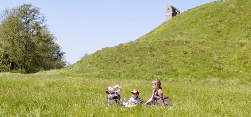 Photo of family enjoying a picnic