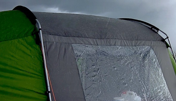 Camping in bad weather. What would you do? 