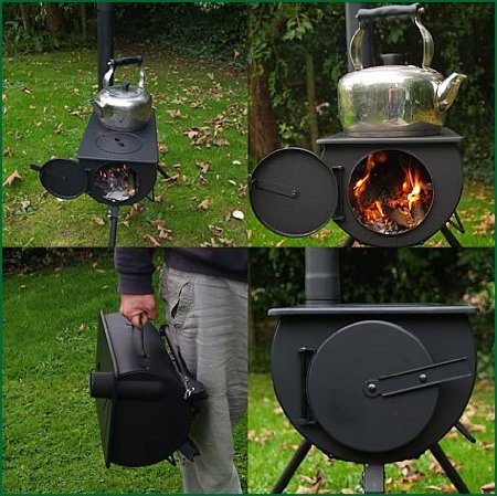 The Frontier Stove tent heater