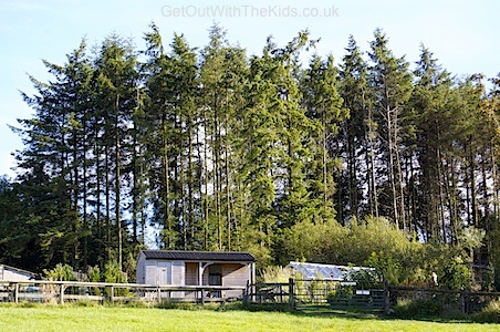 Here's the toilet cabin at Nipstone campsite