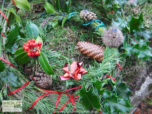 Christmas Wreaths made with Natural England