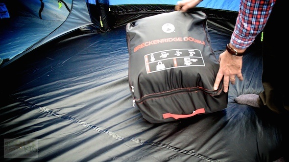 Coleman Breckenridge sleeping bag comes in its own bag