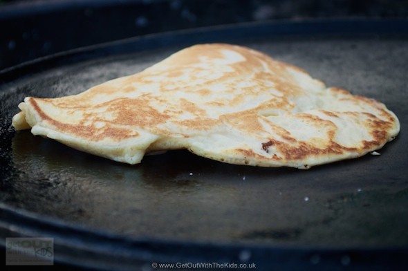 Sizzling pancake