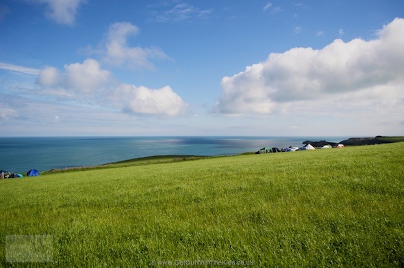 Stunning views at Celtic camping in Pembrokeshire