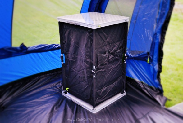 Outwell Lucia popup cupboard camping storage solution