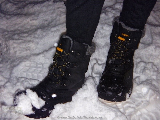Keen Boots in the snow