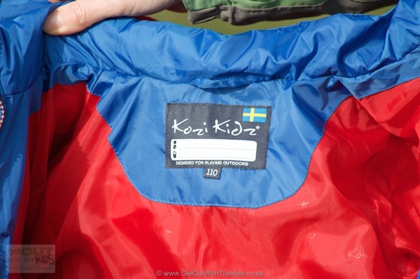 Ready for school - The Kozi Kidz Stockholm comes complete with name tag and space for parents phone number