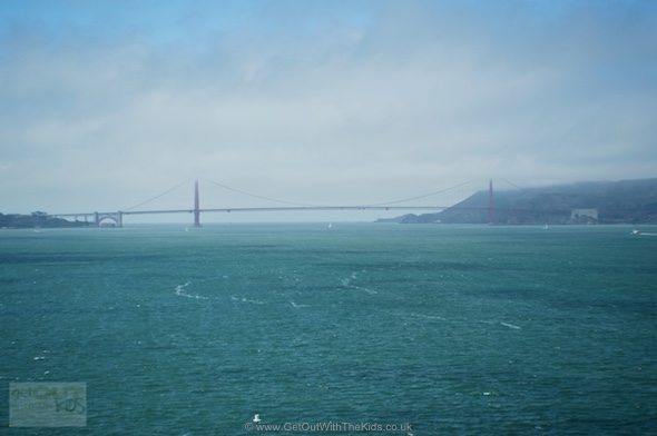 We took this picture of the Golden Gate Bridget from the rec yard on Alcatraz