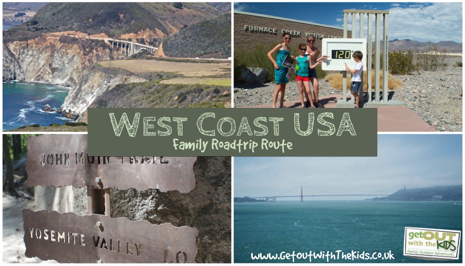 West Coast USA Fly Drive Route