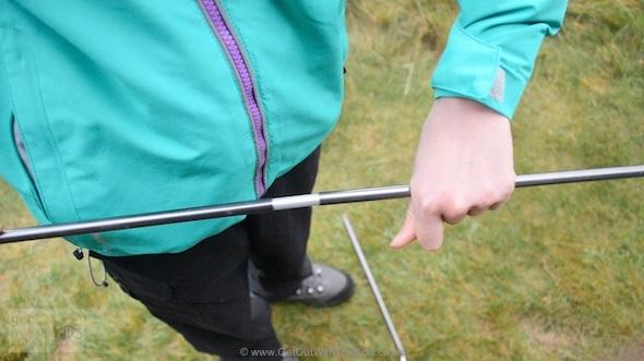 Slot the Tent Poles together