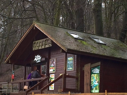 Go Ape next to Poole's Cavern in Buxton