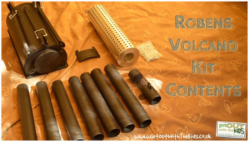 Robens Volcano Stove kit contents