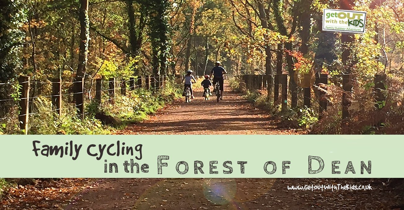 Family cycling in the Forest of Dean