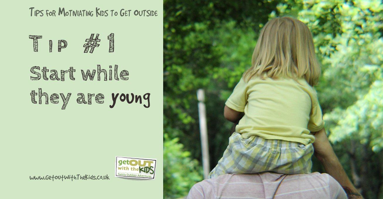 Starting kids getting outdoors while they are young