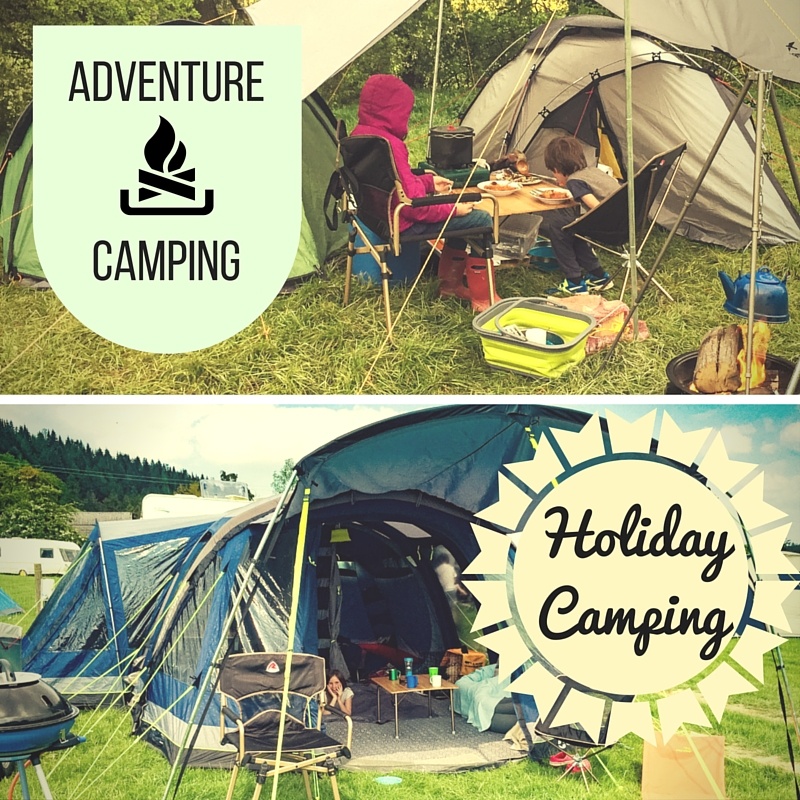Adventure vs Holiday Camping