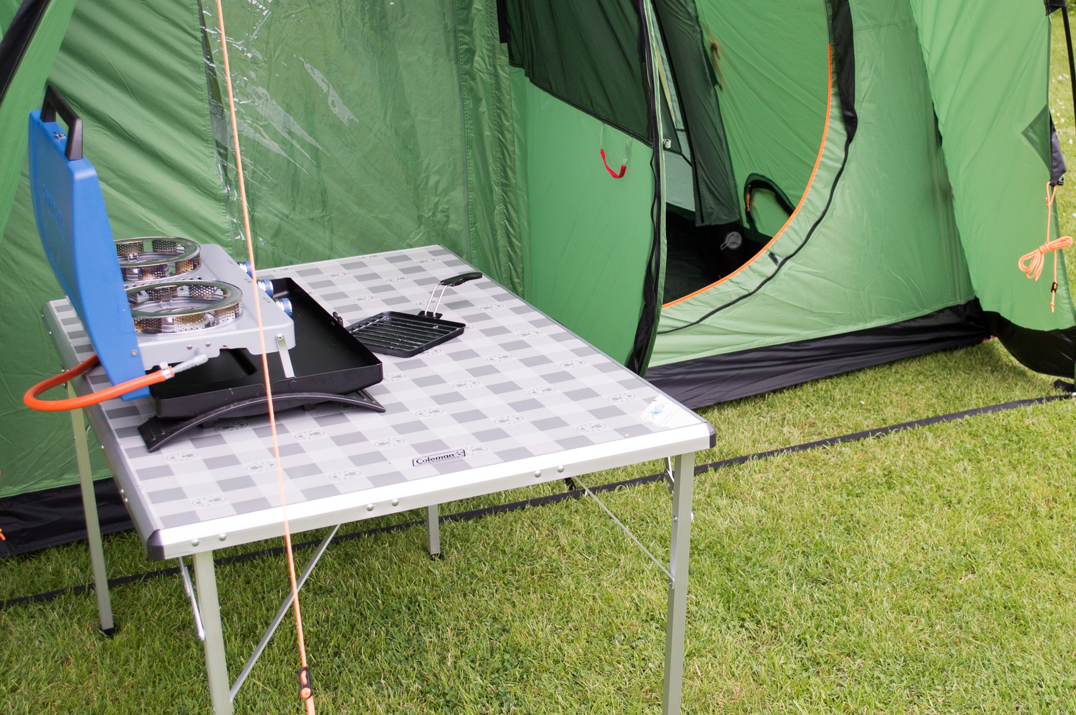 Using the Coleman Antimicrobial Table at the Campsite