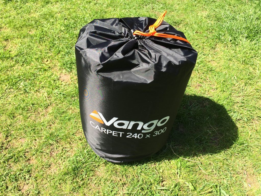 Vango Universal Carpet rolled up