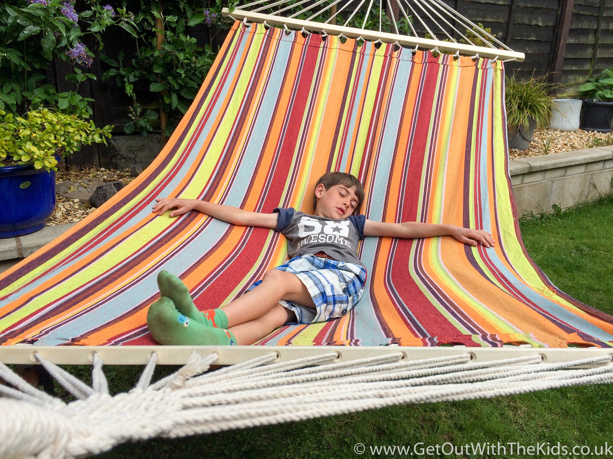 Summer lazing in the hammock
