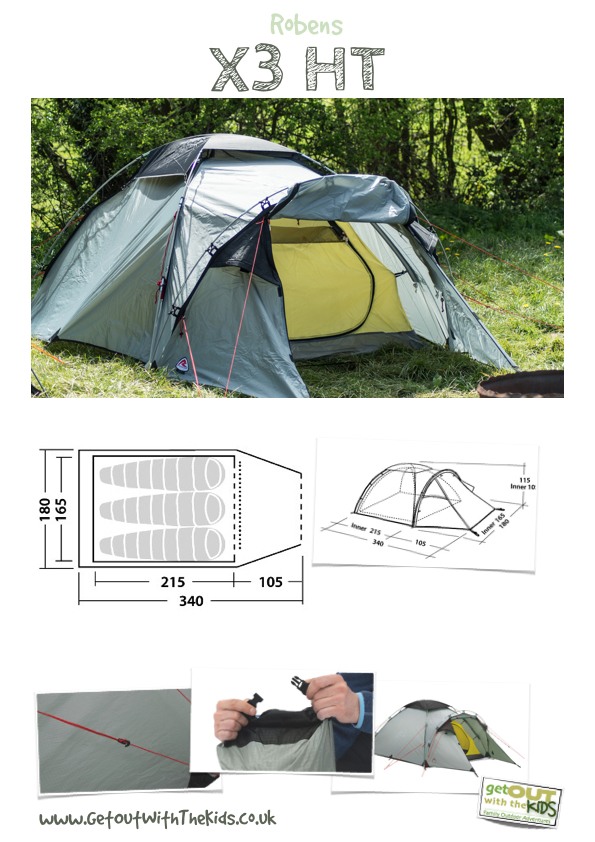 Robens X3 HT Tent Details