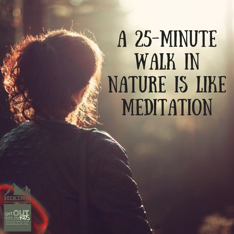 Walking in nature is like a meditation on the mind