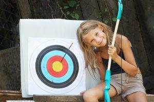 Kids can learn archery