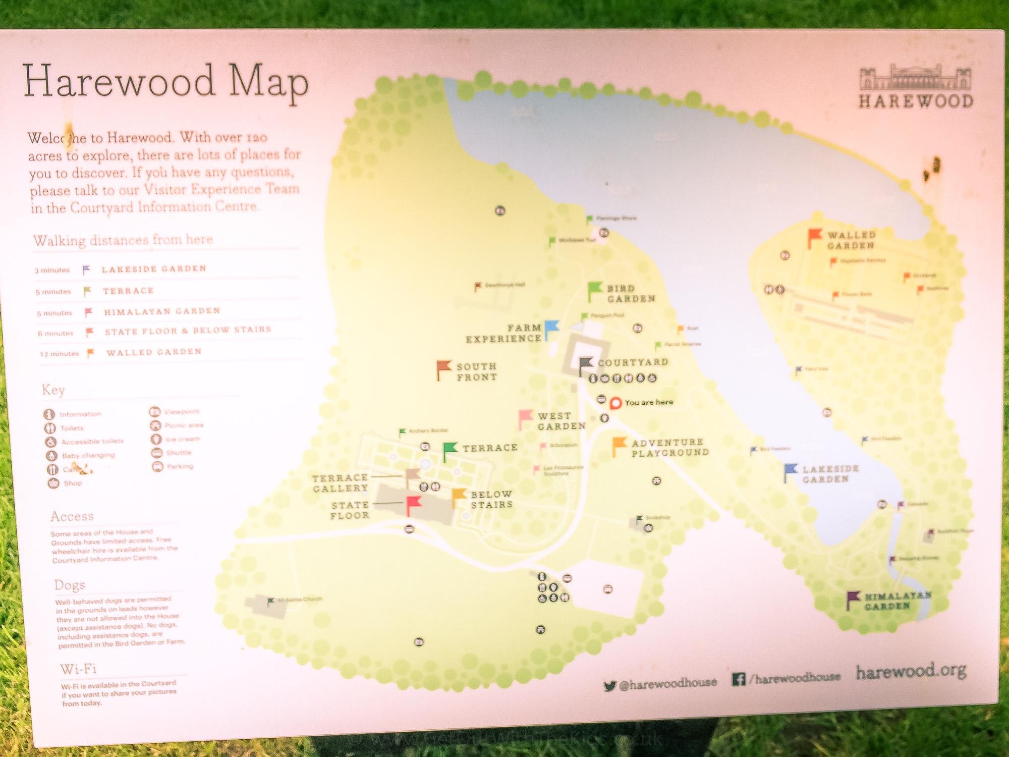 Map of Harewood