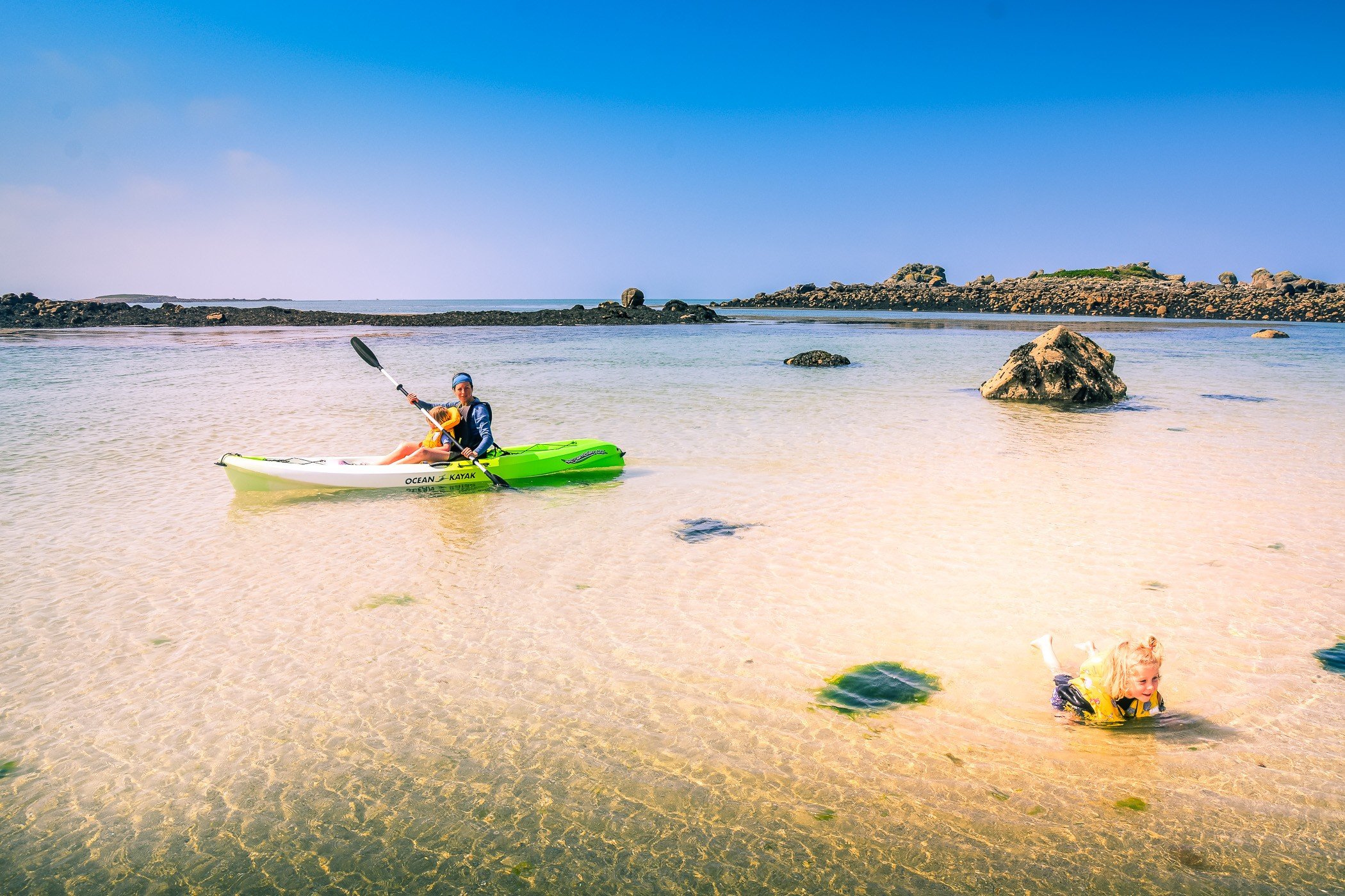 Kayaking at the Isles of Scilly