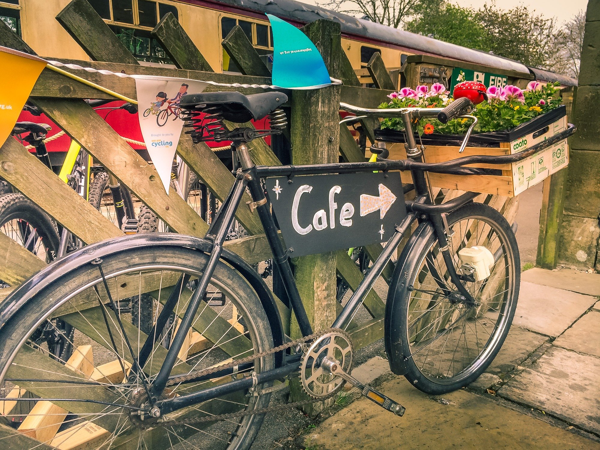 Stage 1 Cycles by the Firebox Cafe in Hawes