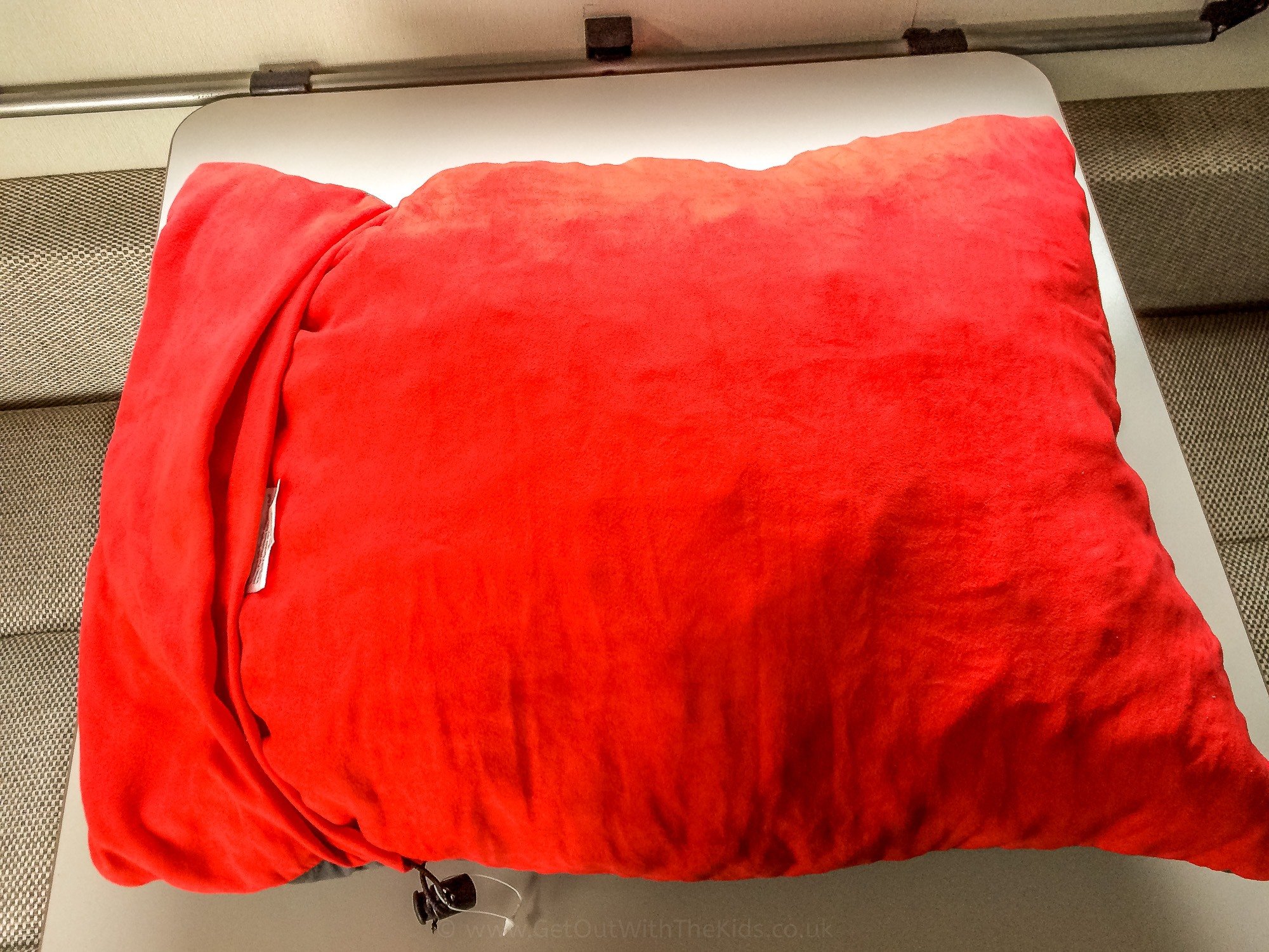 Red Thermarest Camping Pillow