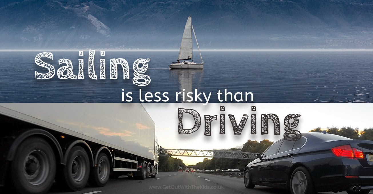 Sailing is less risky than driving
