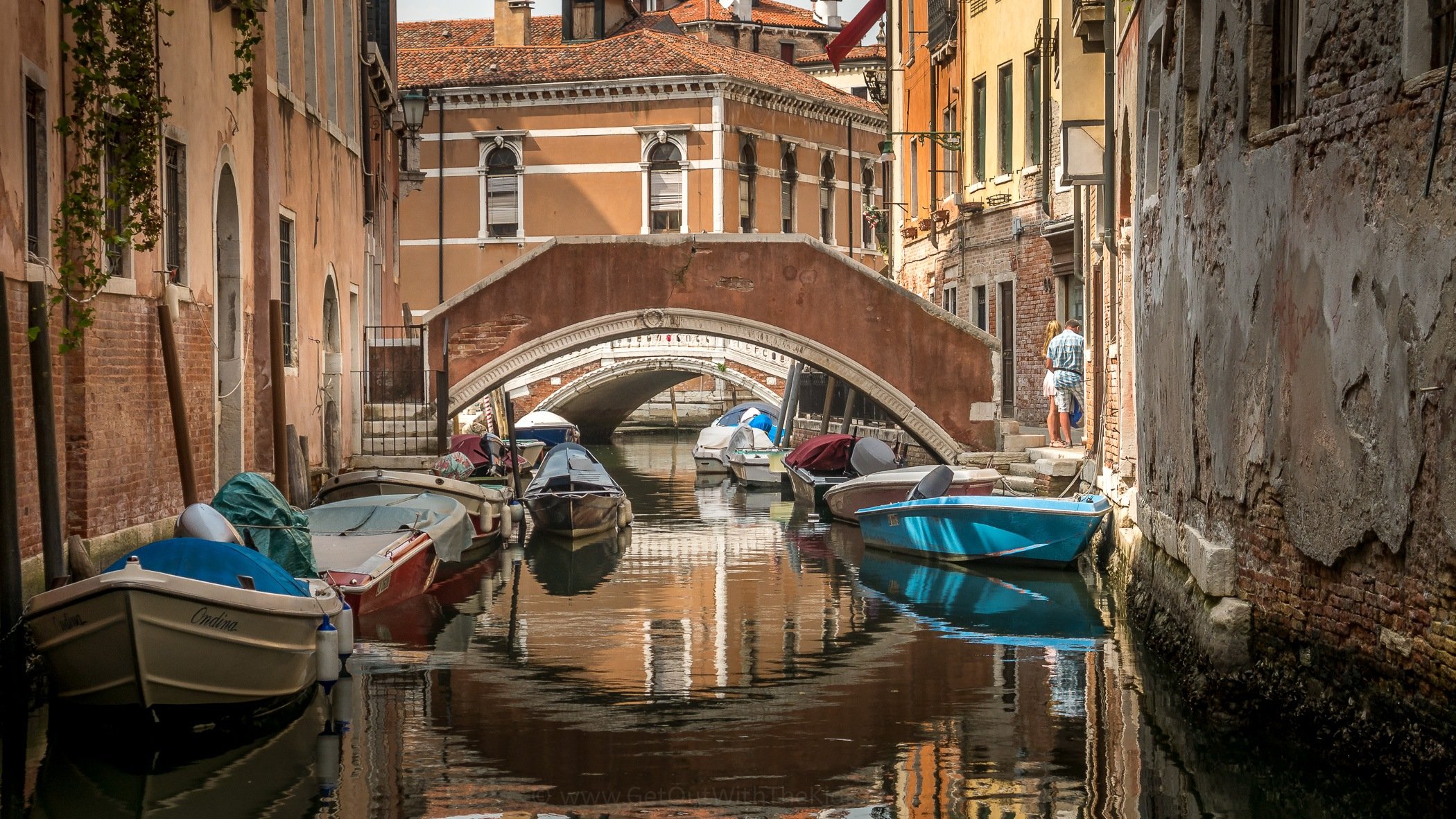 Photo of more bridges. Venice has a lot of them.