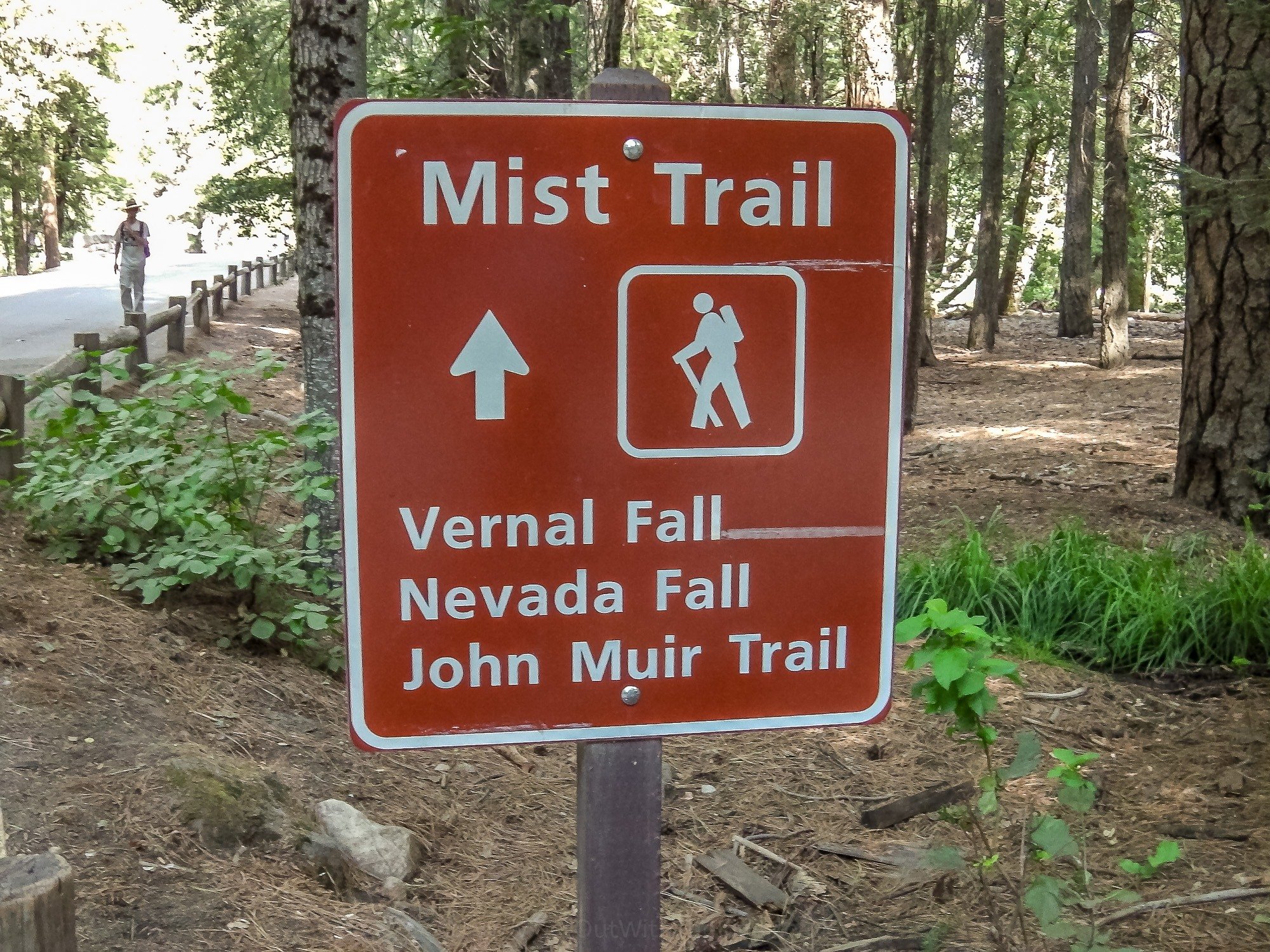 The Mist Trail from Yosemite Valley