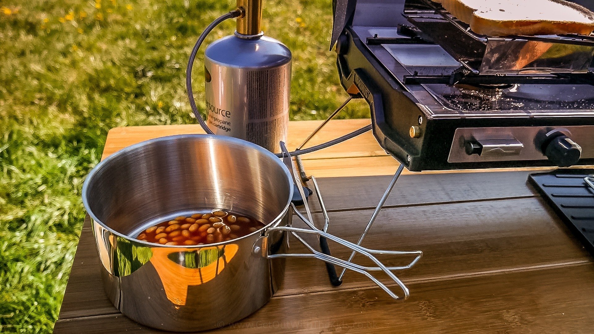 The smaller pot in the Primus Campfire Cookset