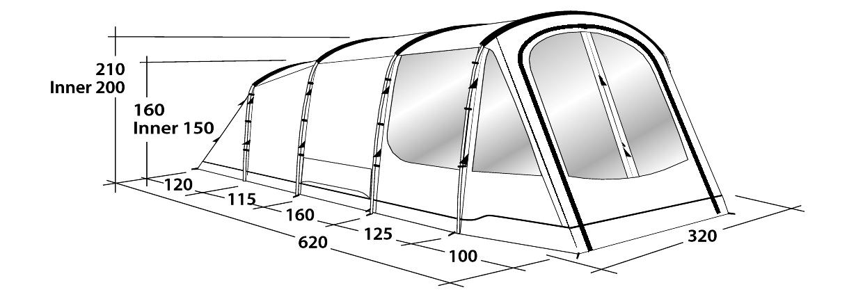 Collingwood 5 tent dimensions