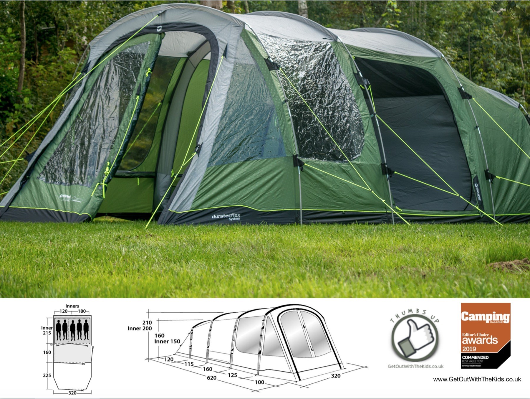 Outwell Collingwood 5 Tent