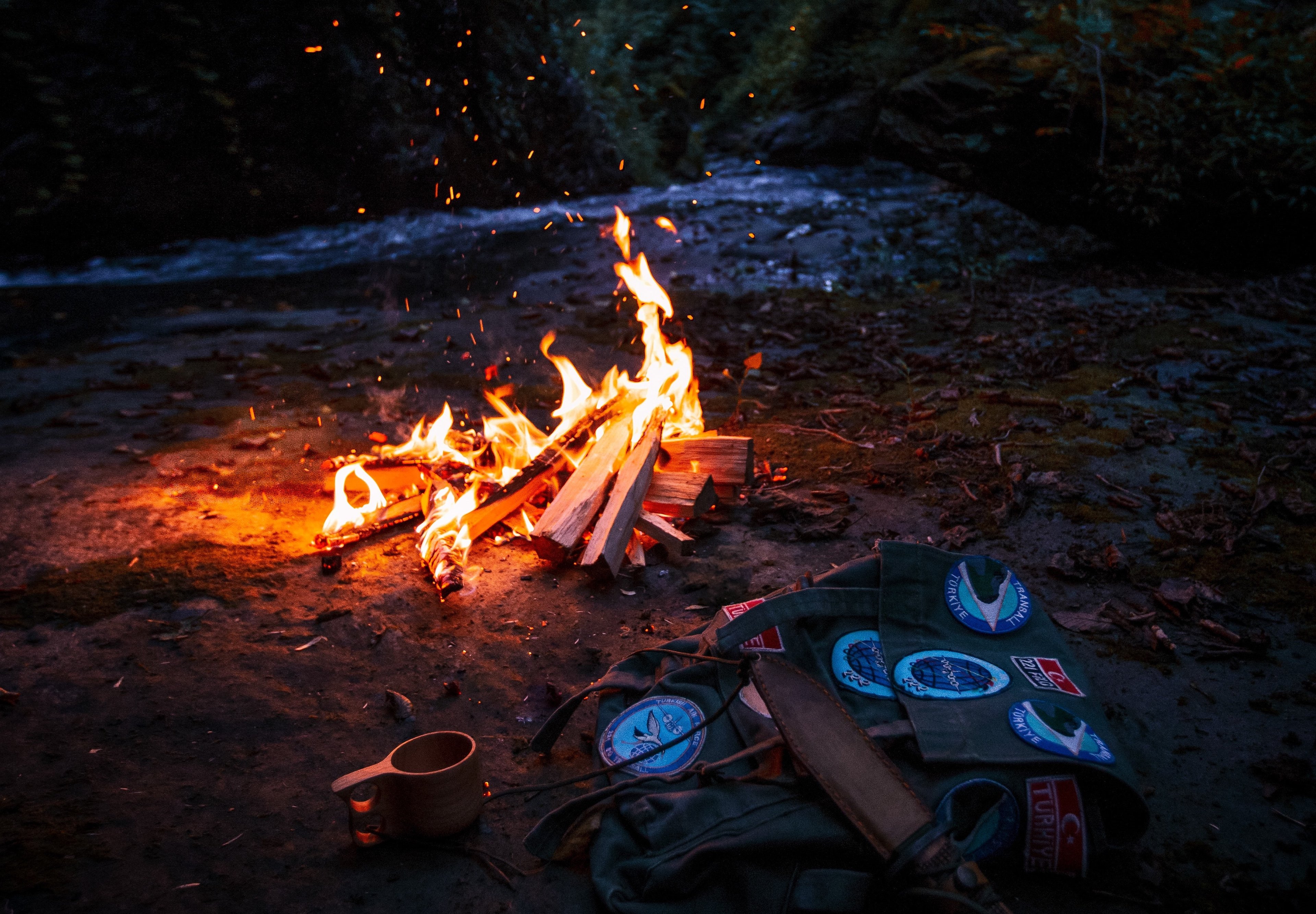 Glowing Campfire