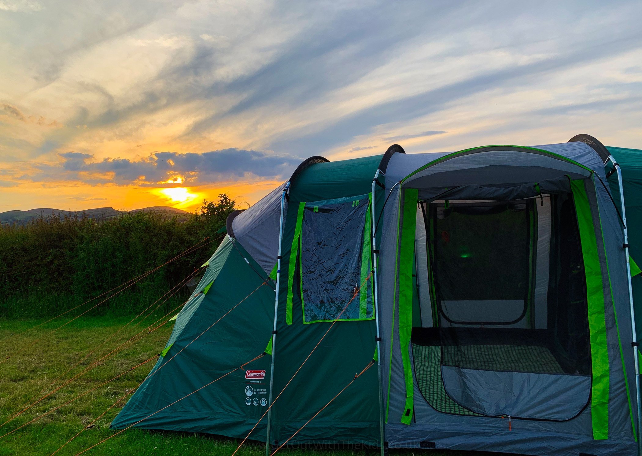 Tent at Sunset