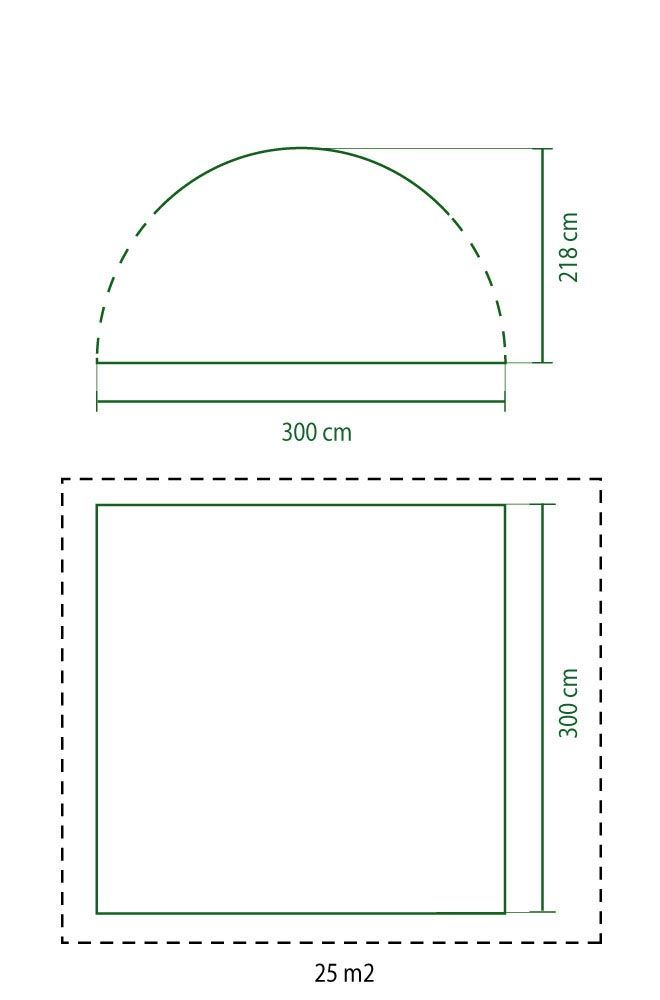 Event Shelter M Dimensions